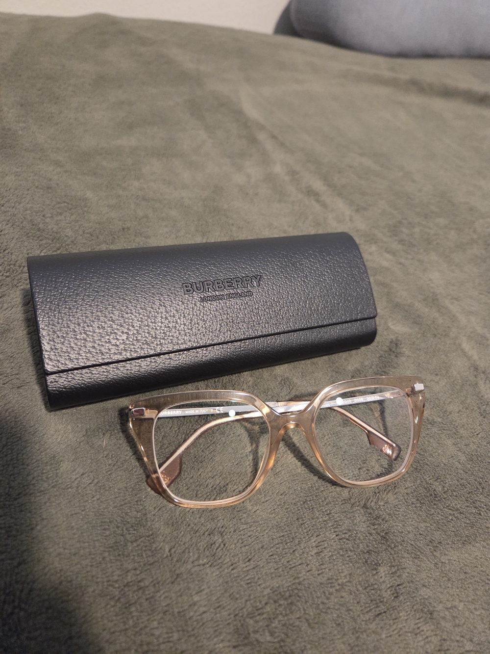 Burberry Translucent Rose Cat-Eye Optical Glasses